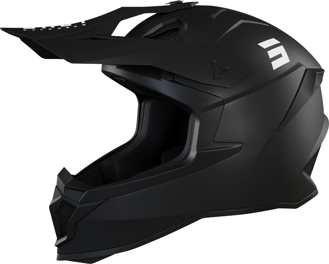 Shot Lite Solid 2.0 Casco motocross nero opaco M (57/58) Figura 1
