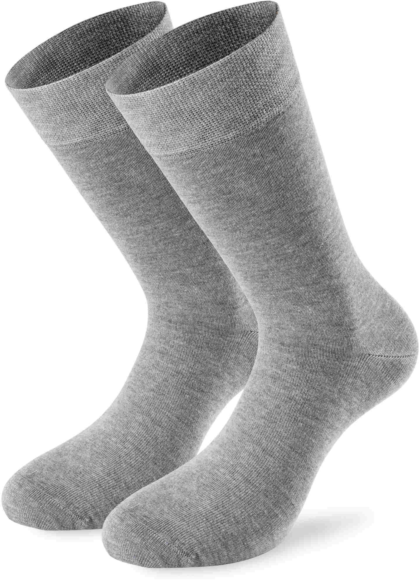 Lenz Soft Touch Sokken - Set van 2 grijs 43-46 Figuur 1