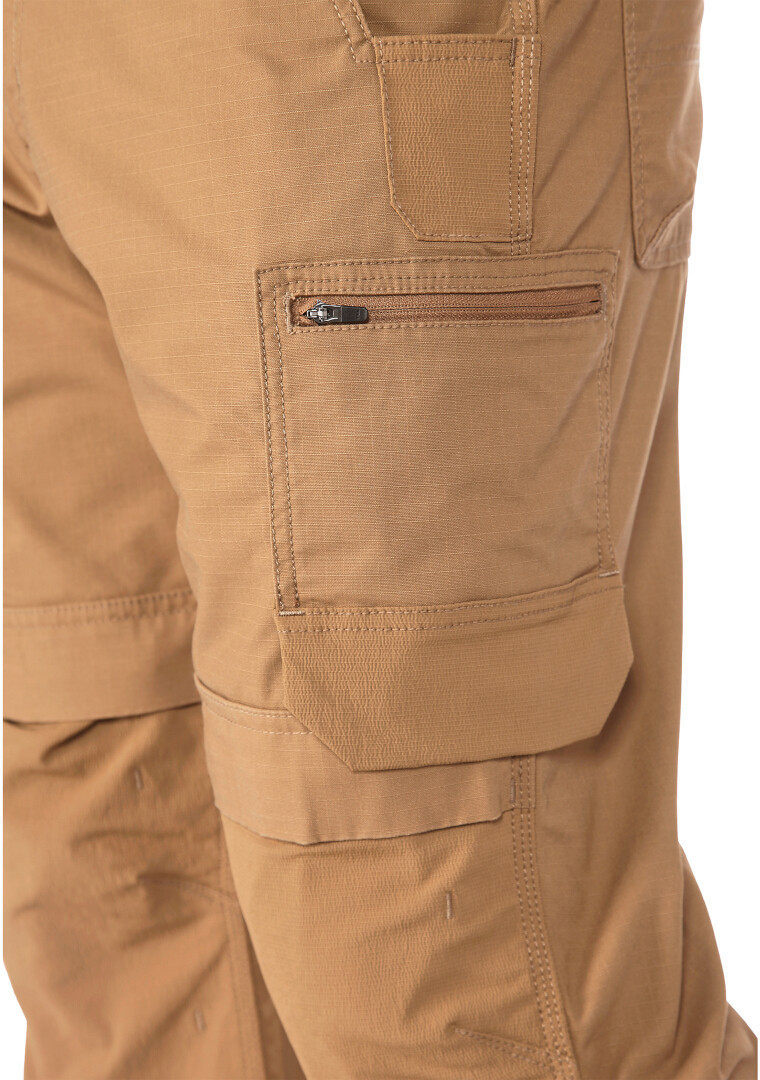 Carhartt Steel Rugged Flex Relaxed Fit Ripstop Double Front Utility Multi Pocket Work Pants brown 32/30 Figure 5