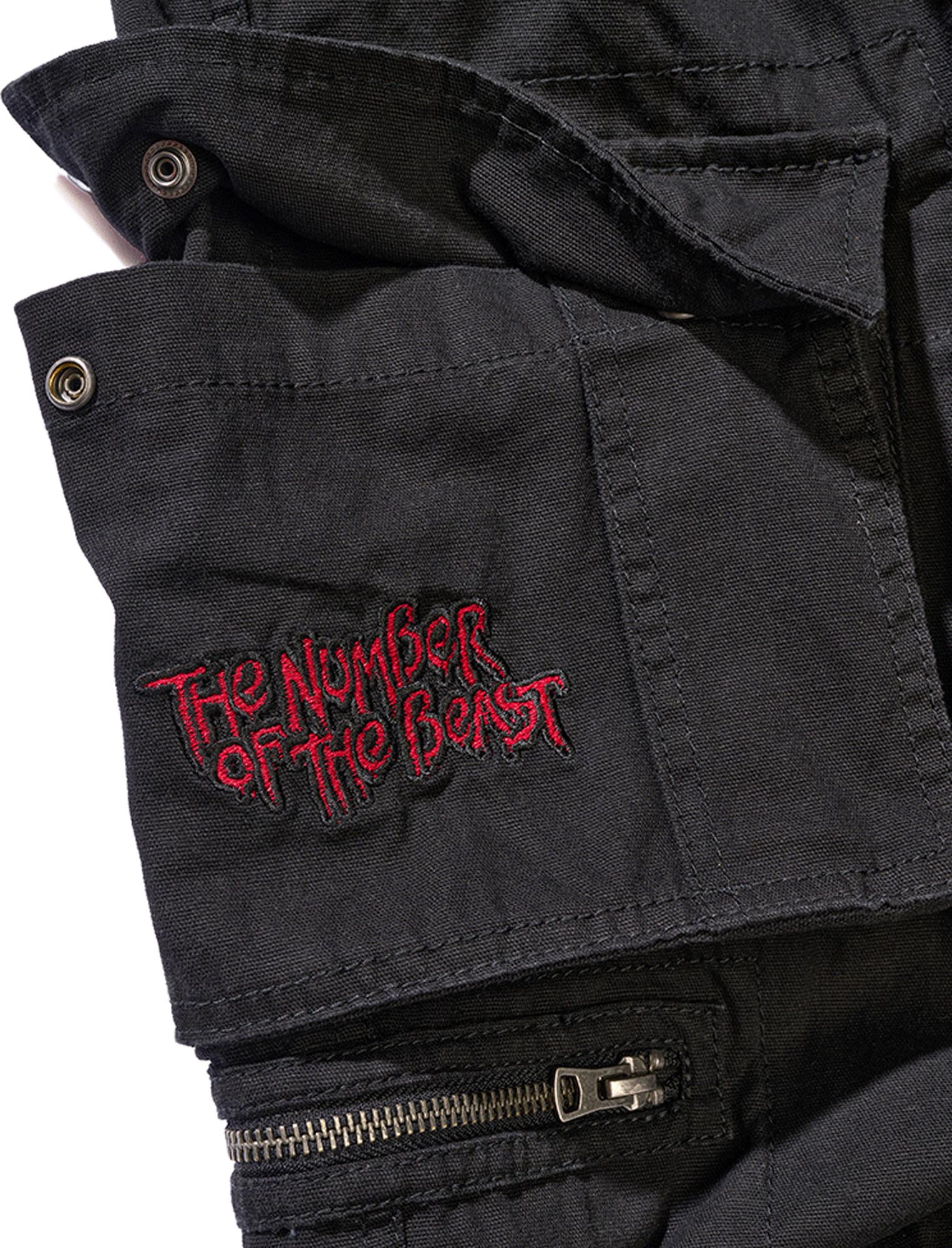 Brandit Iron Maiden Savage The Number of the Beast Black Edition Shorts M Abbildung 3