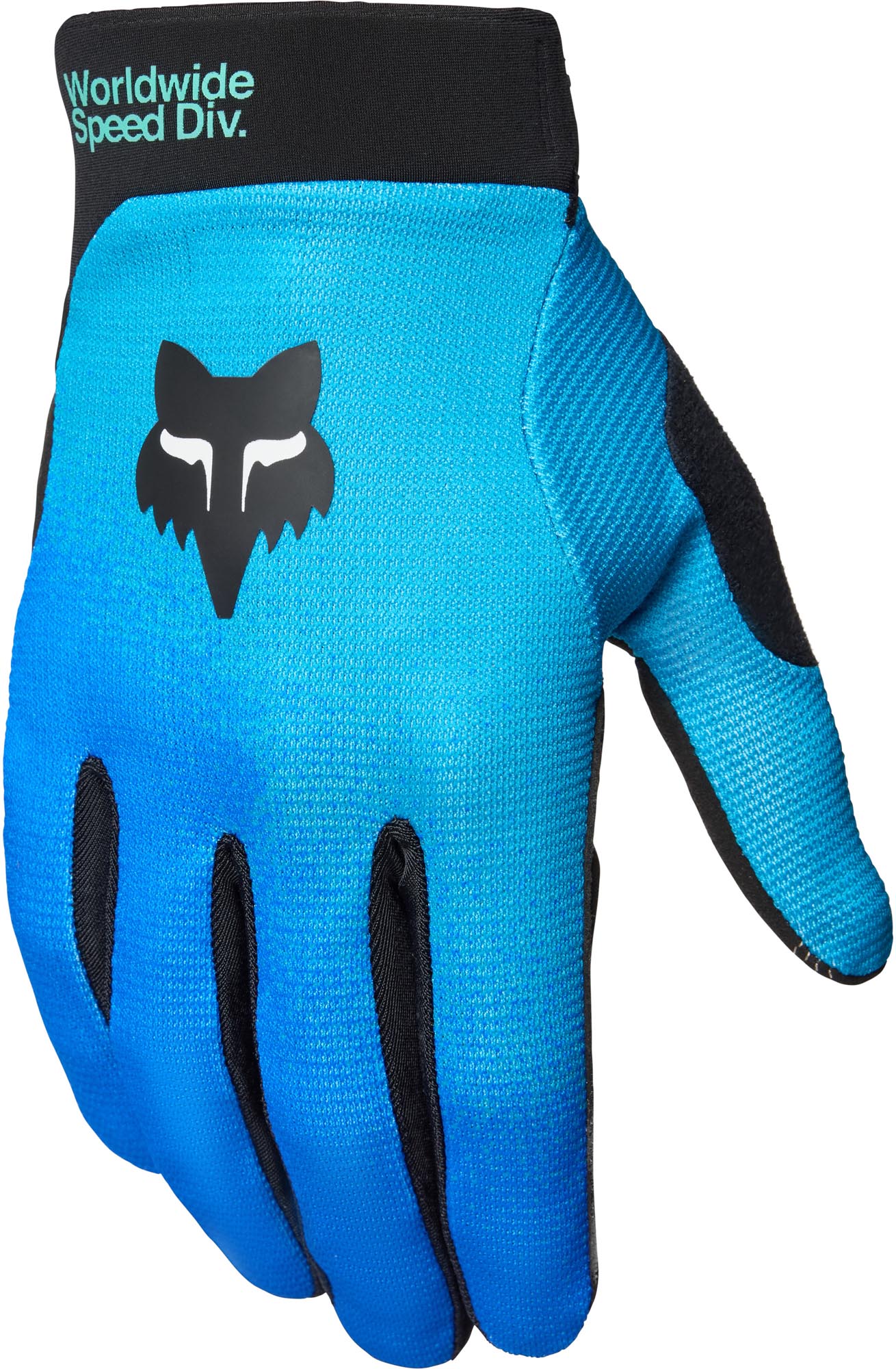 FOX Ranger Blend Cyklistické rukavice modrá/černá M Obrázek 1