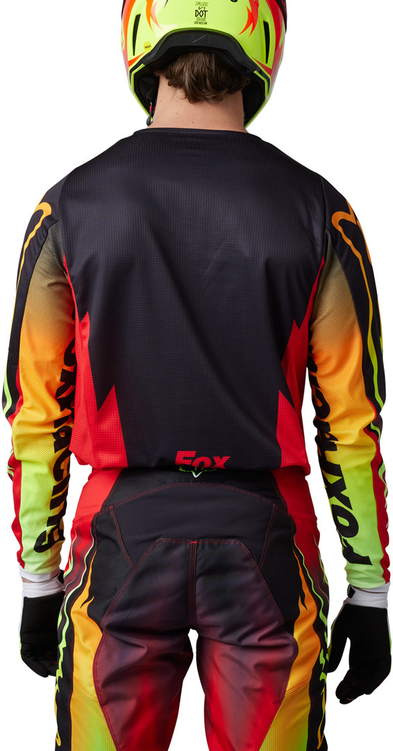 FOX 180 Statk Motocross trøje rød L Figur 5