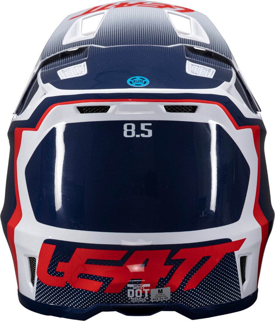 Leatt 8.5 2025 Motocross Helmet with Goggles blue/red/white XL Figure 2