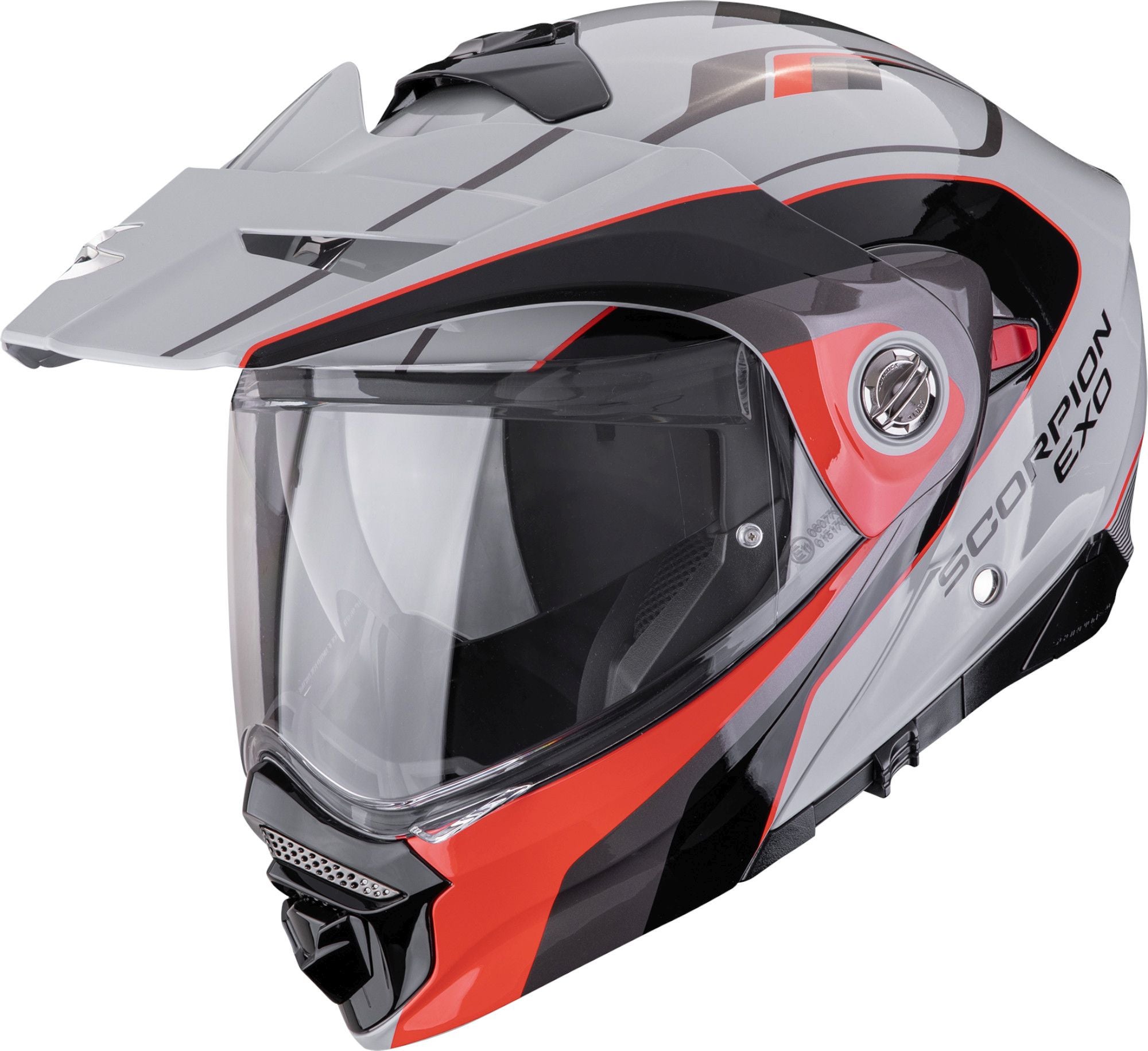 Scorpion ADX-2 Kamps Enduro helm grijs/zwart/rood L (58/59) Figuur 1