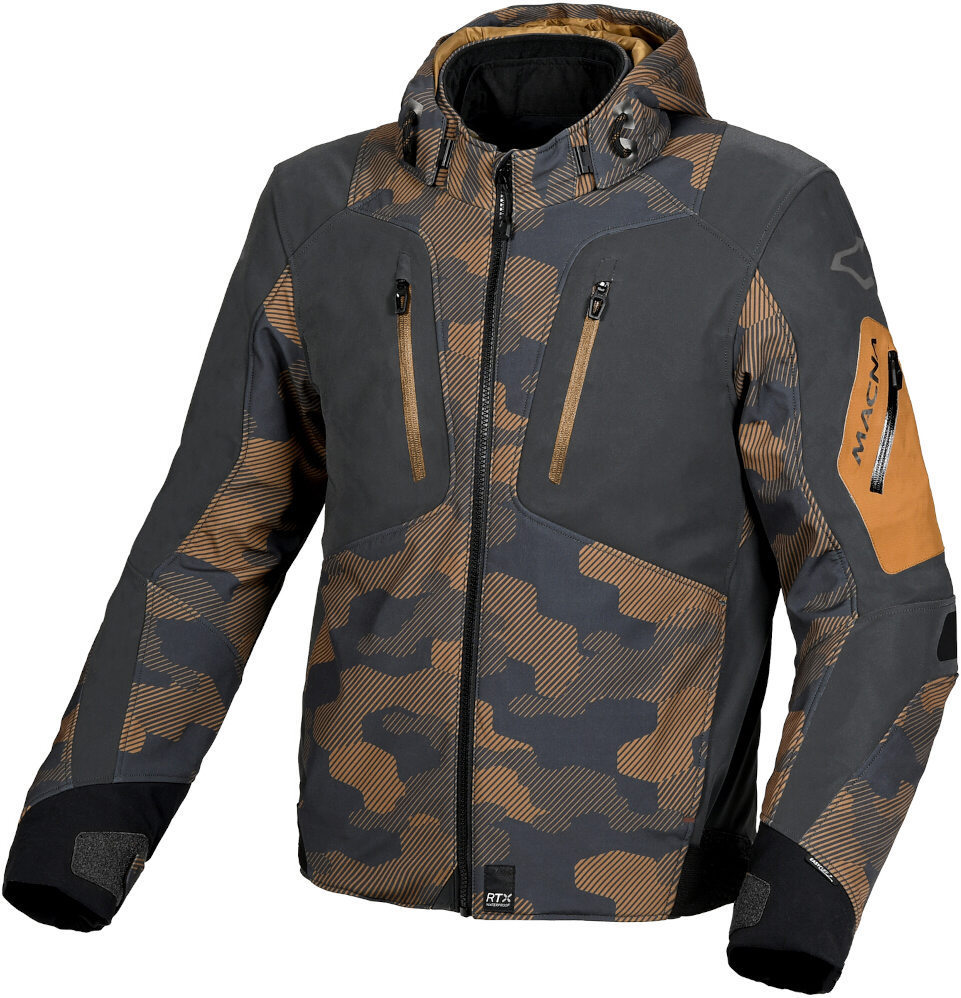 Macna Angle Camo waterproof Motorcycle Textile Jacket grey/brown M Figure 1