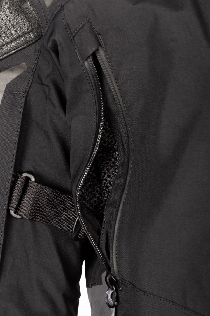 Klim Kodiak Motorcycle Textile Jacket black/grey 31 Figure 6
