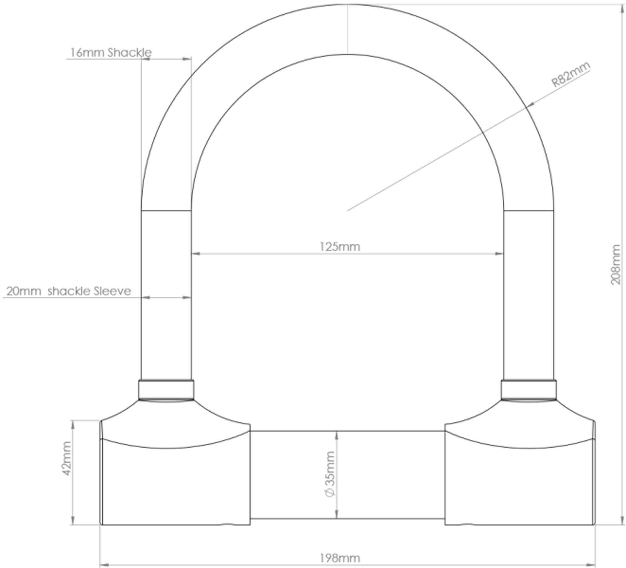 Oxford Alarm-D U-Lock Figur 4