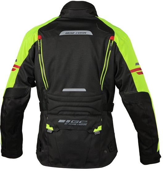 Grand Canyon Ventura Motorcycle Textile Jacket black/yellow 3XL Figure 2