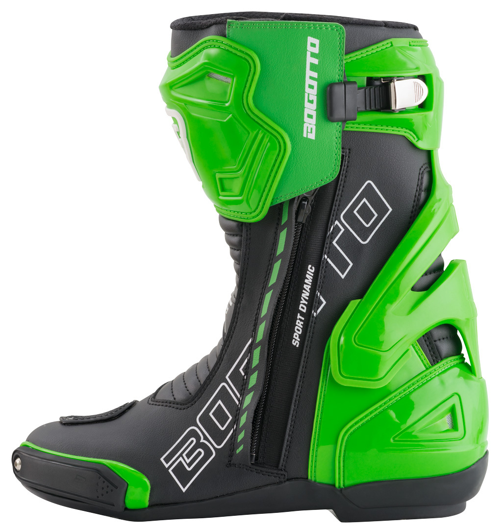 Bogotto Donington Bottes de moto noir/vert 45 Figure 3