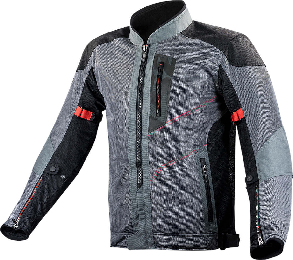 LS2 Alba Motorcycle Textile Jacket dark grey/black M Figure 1