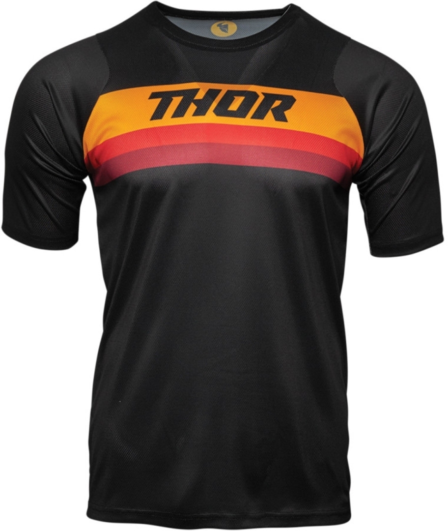 Thor Assist Shortsleeve Cykeltrøje sort/orange M Figur 1