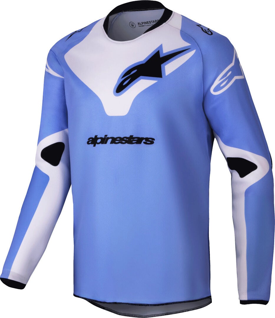 Alpinestars Racer Veil Motocross trøje til børn lilla/sort XL Figur 1