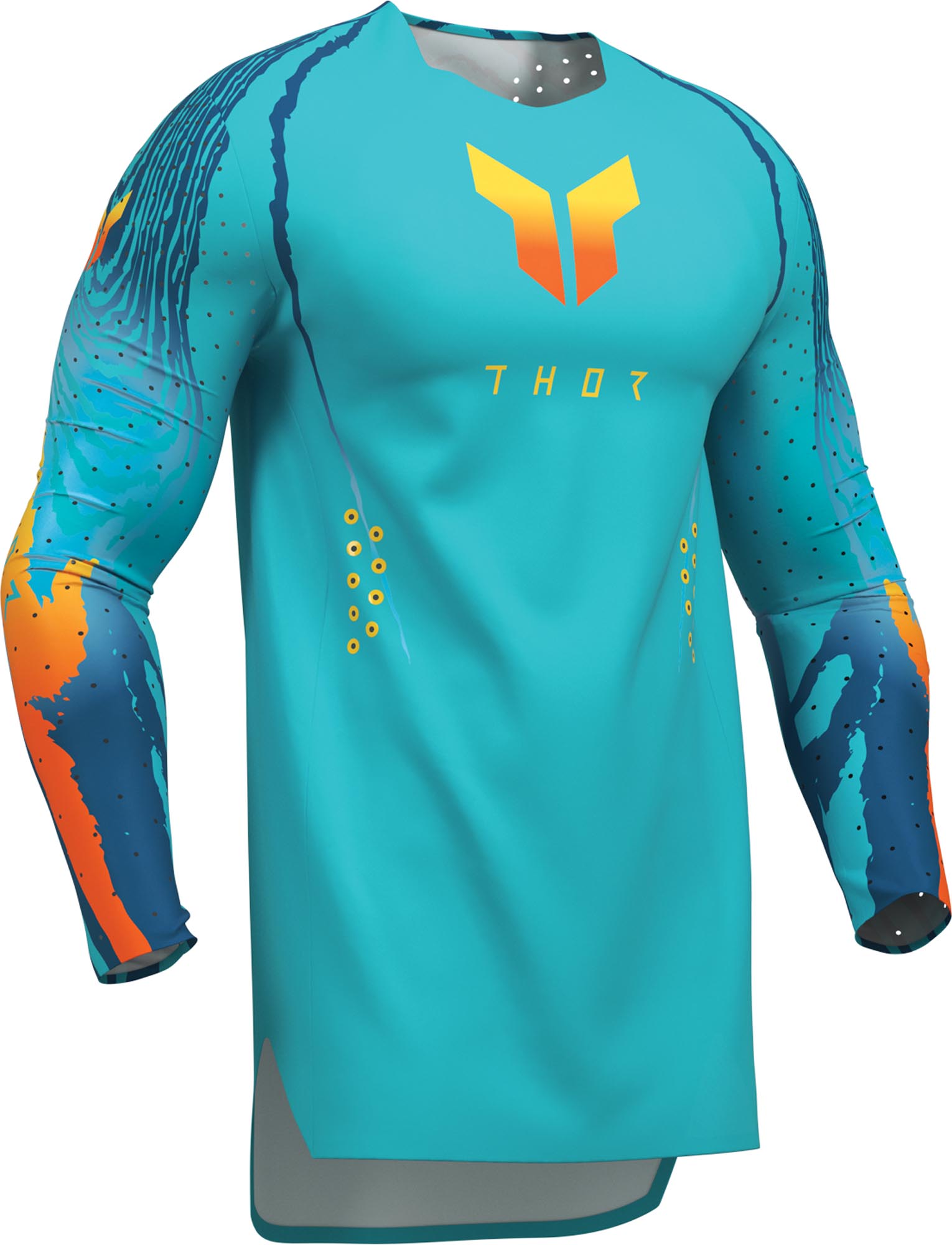 Thor Sportmode Damascus Motokros dres modra S Slika 4