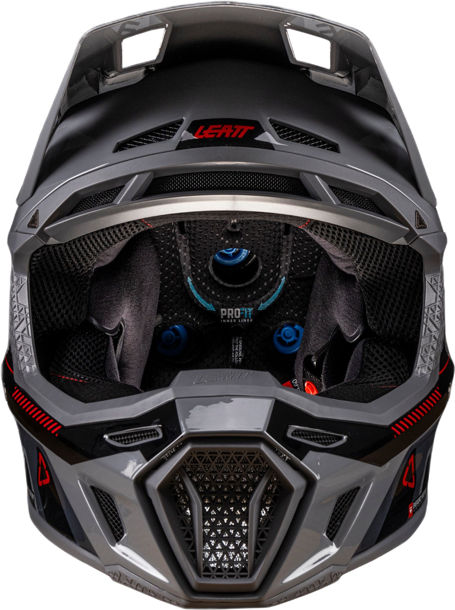 Leatt 8.5 V26 Casque de motocross avec lunettes Gris/Noir/Rouge XL (61/62) Figure 7