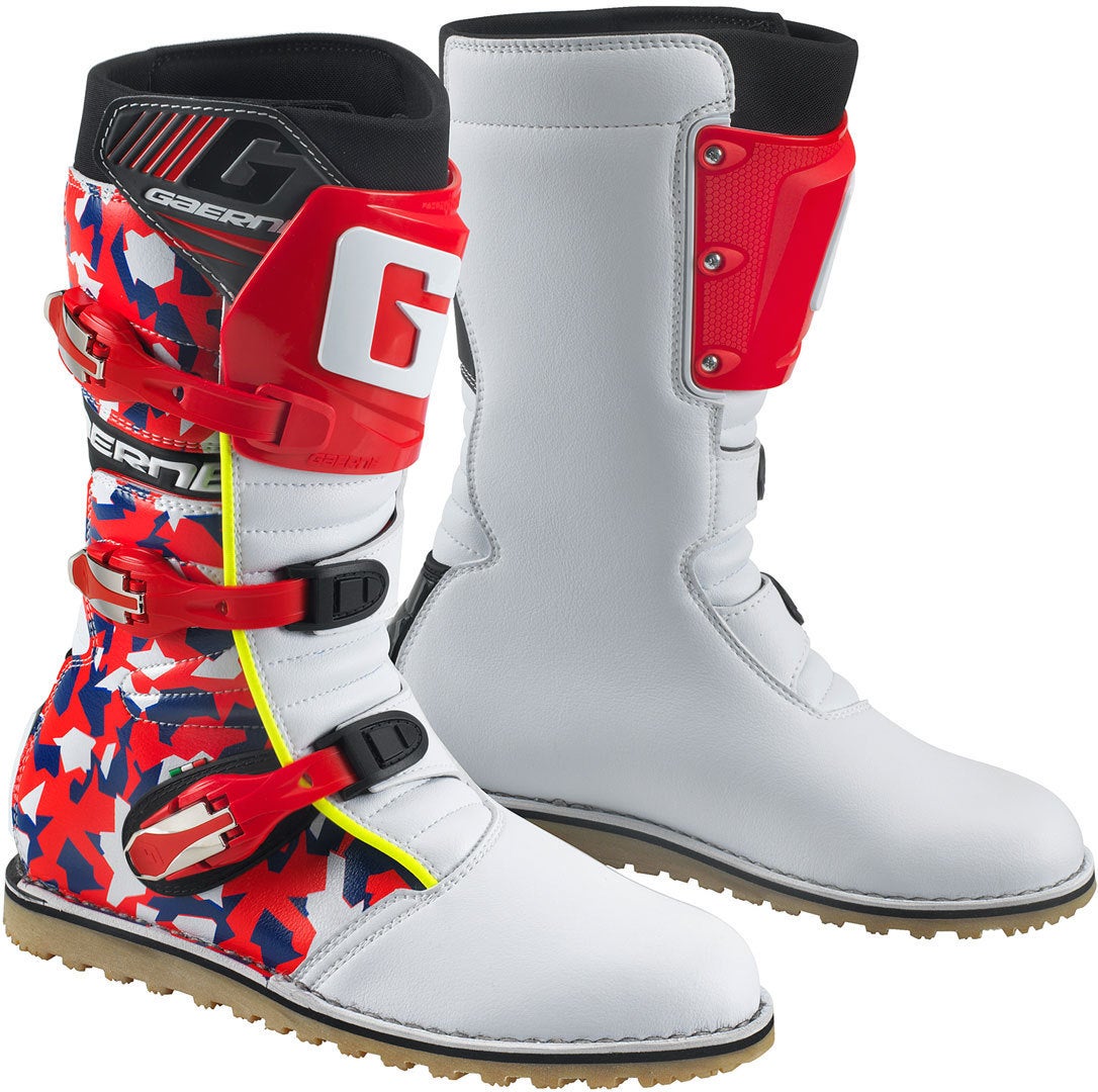 Gaerne Balance Classic Motorcycle Boots white/red 40 Figure 1