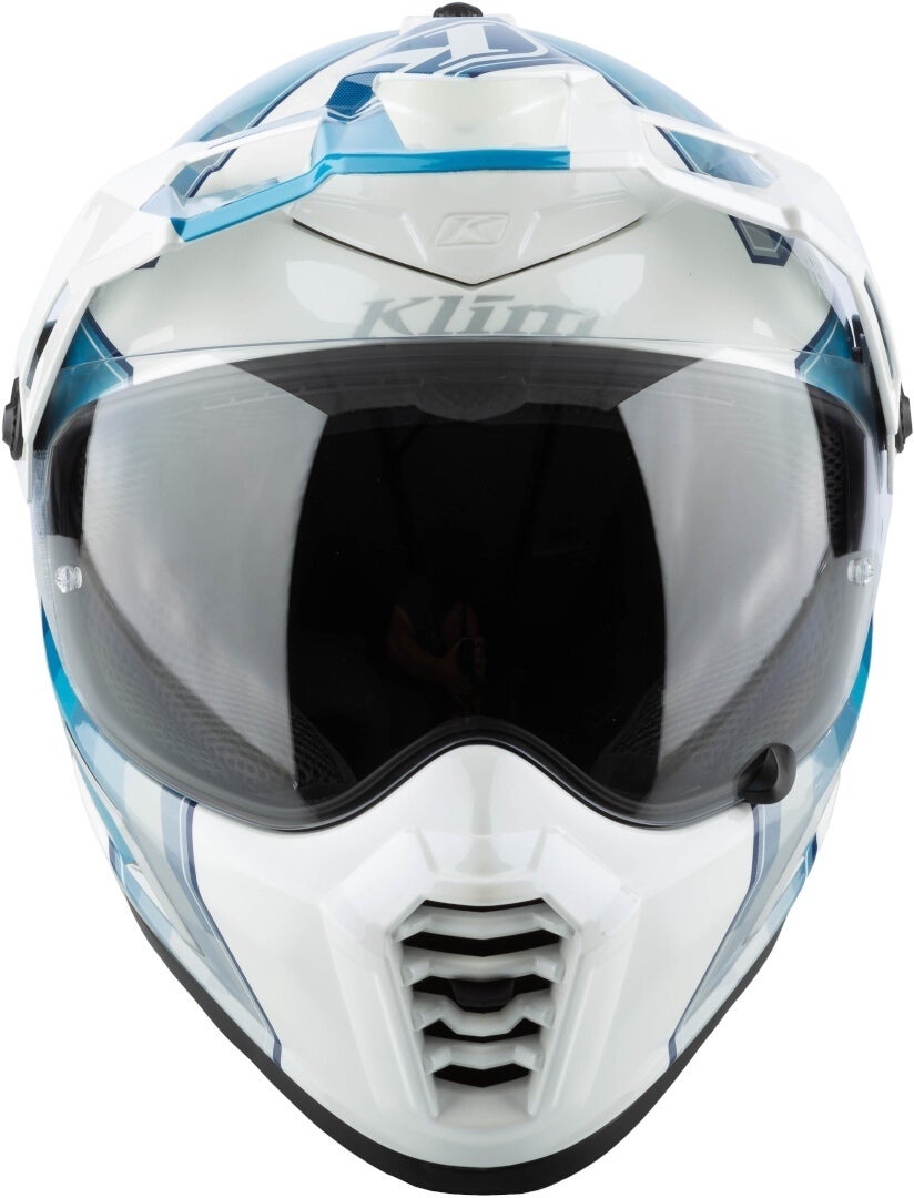 Klim Krios Pro Spectrum Carbon ECE/DOT Enduro Helm weiß/blau L (59/60) Abbildung 5