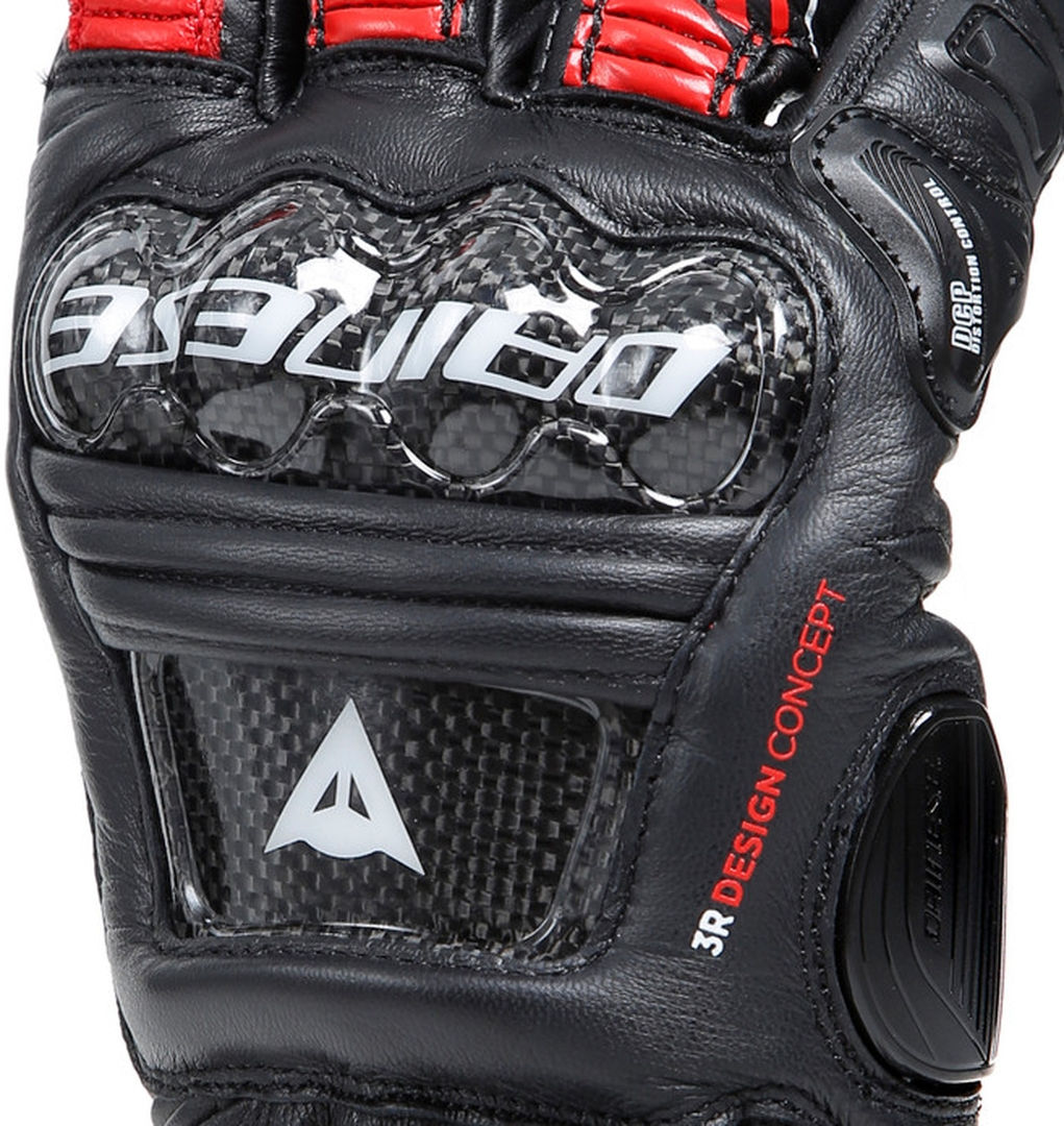 Dainese Druid 4 2.0 Motorhandschoenen zwart/rood/wit M Figuur 6