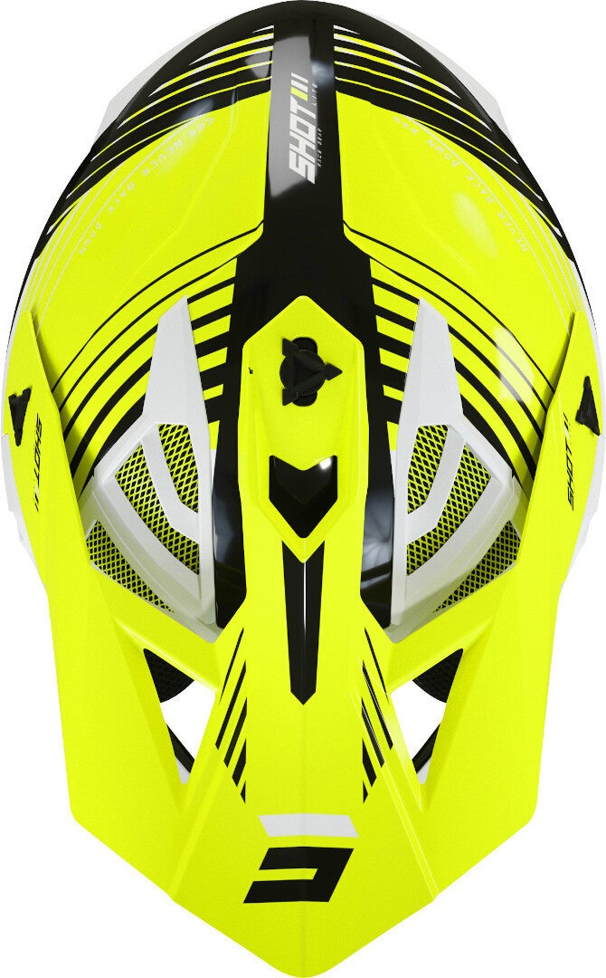 Shot Lite Fury Casco motocross nero/giallo S (55/56) Figura 3