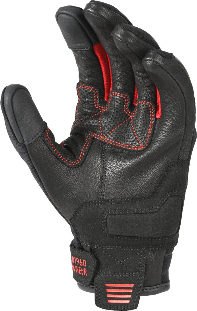 DIFI Matrix Guanti da moto nero/rosso 2XL Figura 2