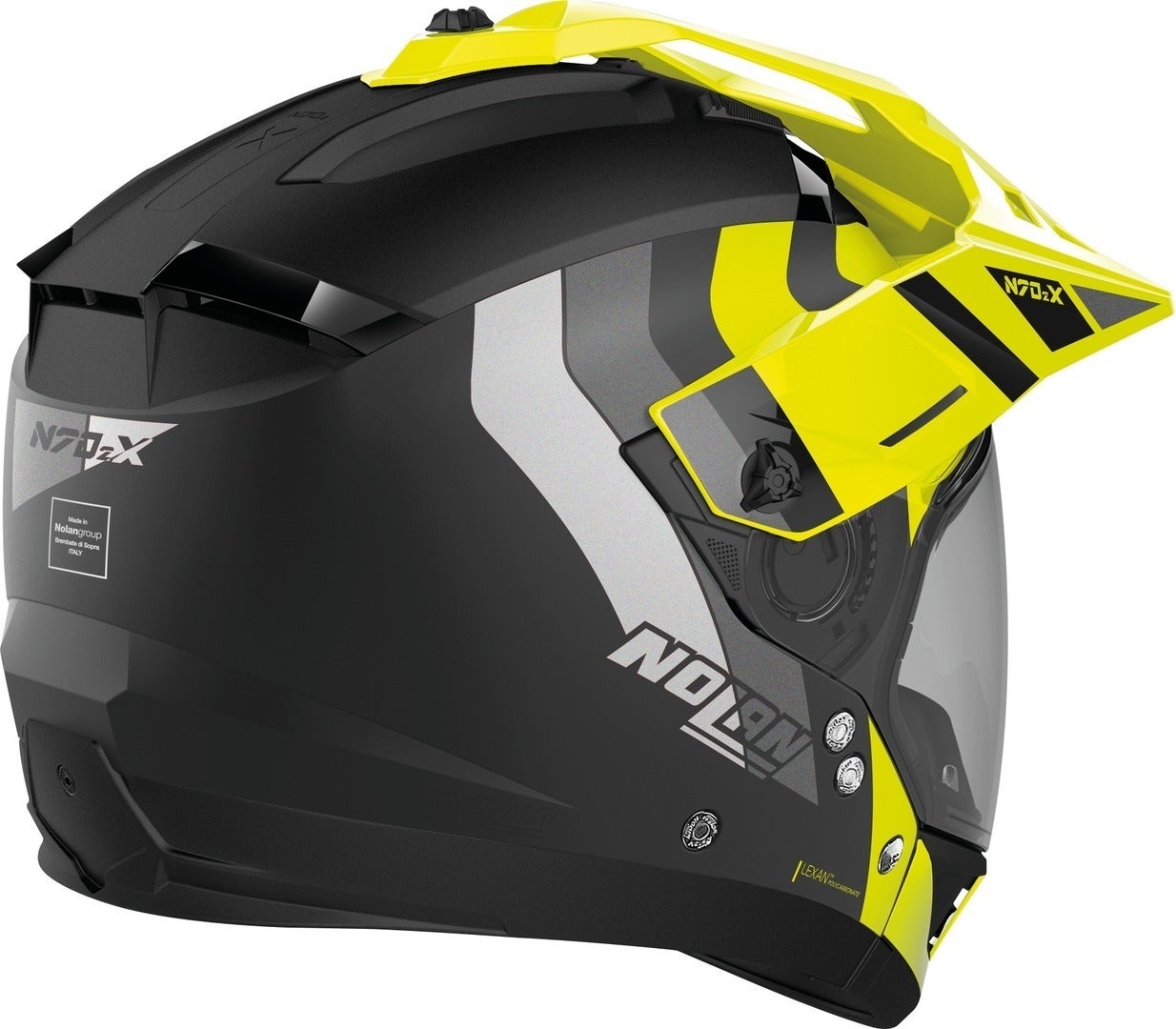 Nolan N70-2 X Decurio N-Com Casco nero/giallo S (56) Figura 3