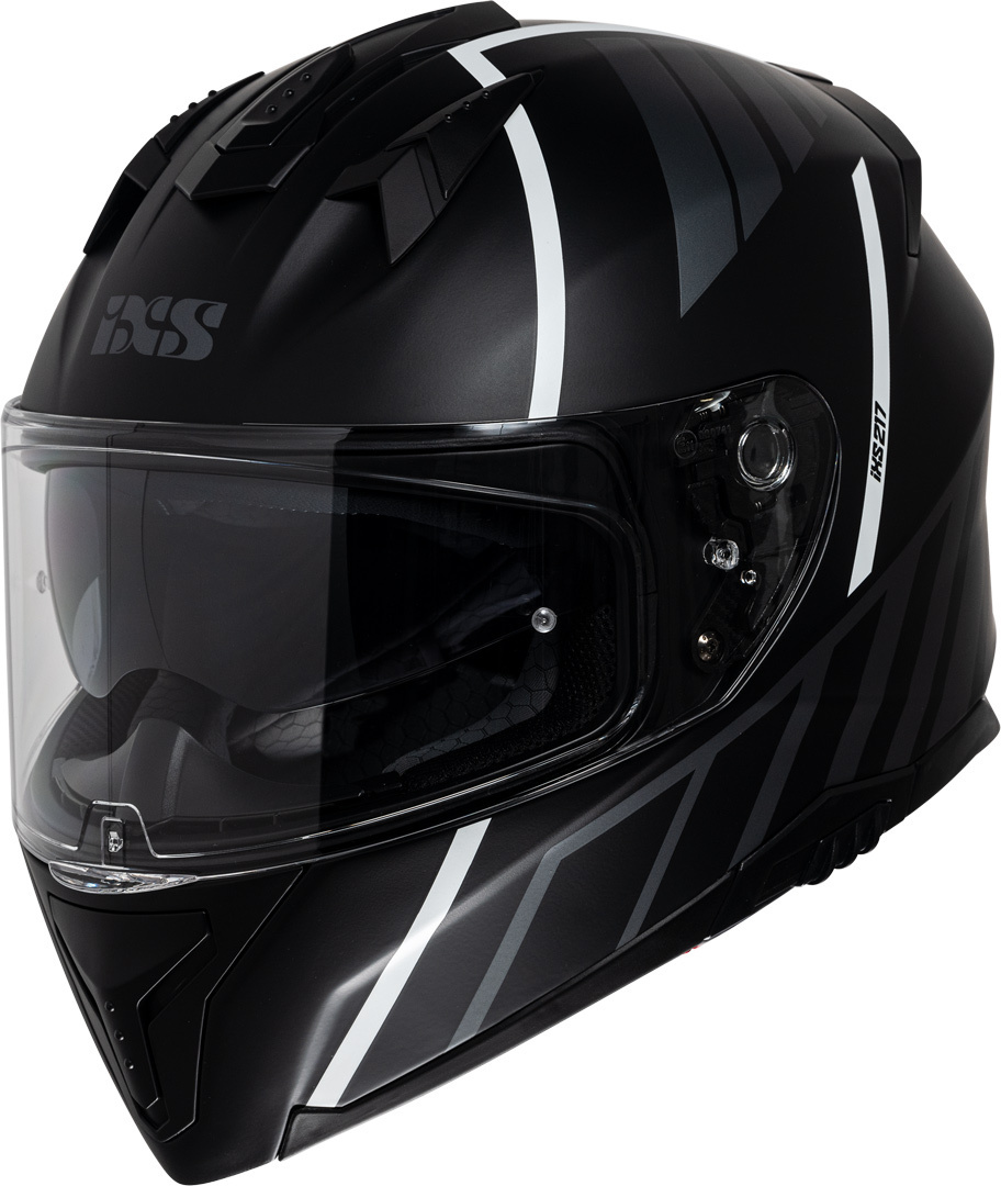 IXS iXS217 2.0 Casco nero opaco/bianco S (55/56) Figura 1