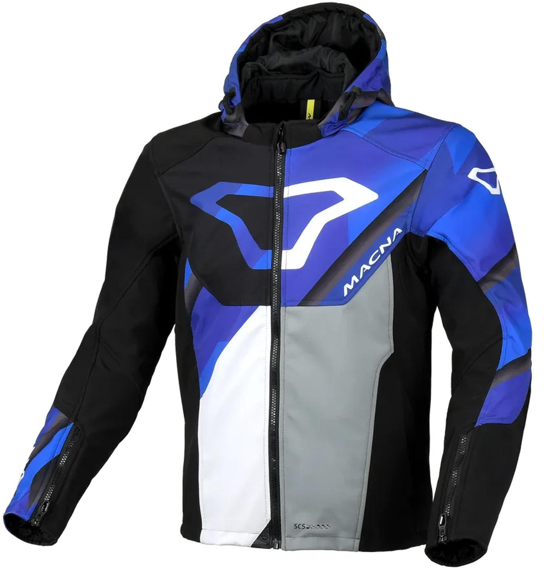Macna Atracor Motorcycle Textile Jacket black/blue L Figure 1