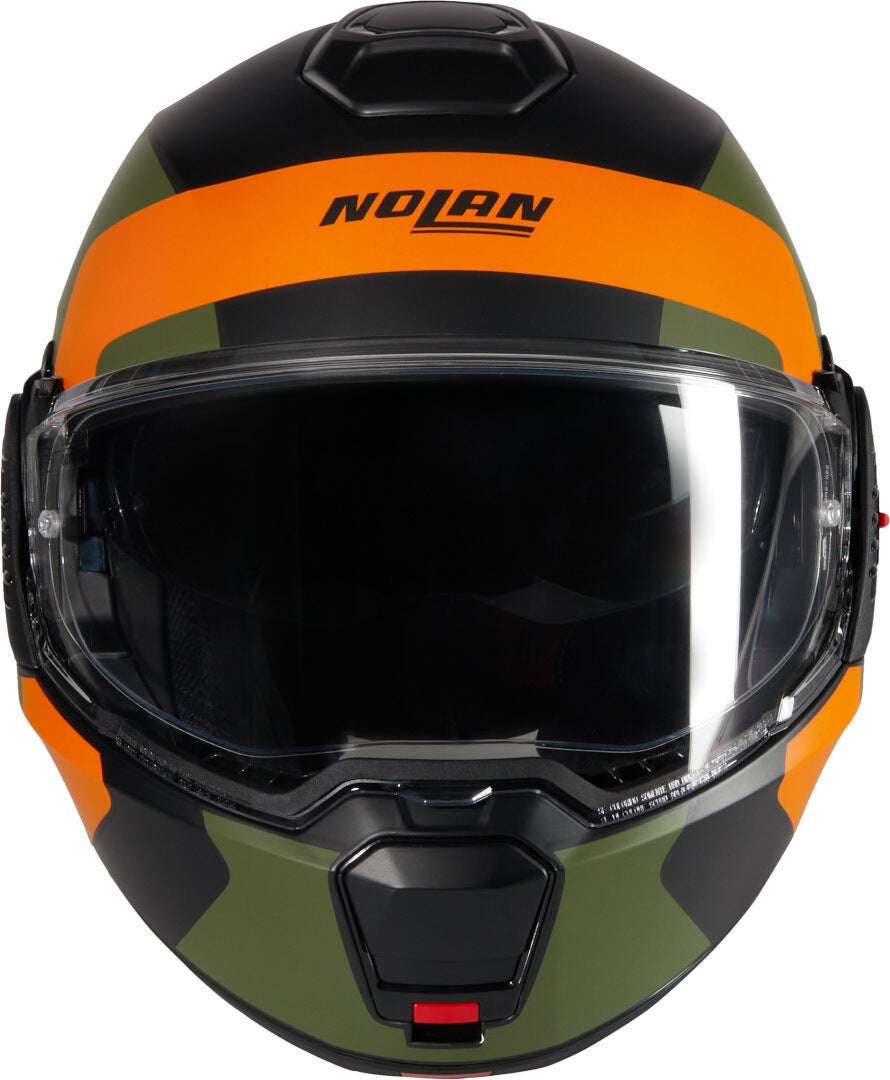 Nolan N120-1 Omocromo N-Com Casque noir/vert/orange XL (62) Figure 3