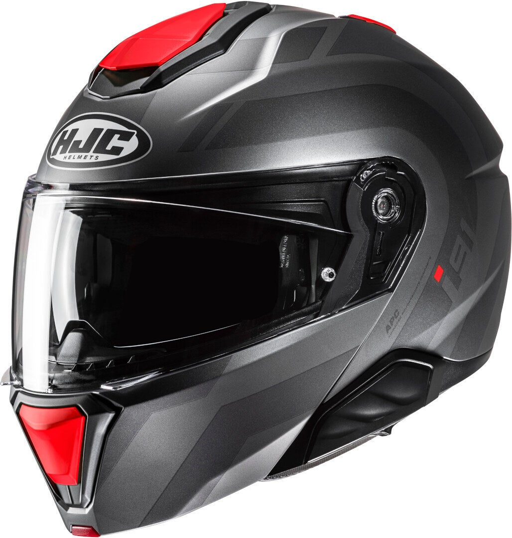 HJC i91 Arven Casco nero/rosso XL (60/61) Figura 1