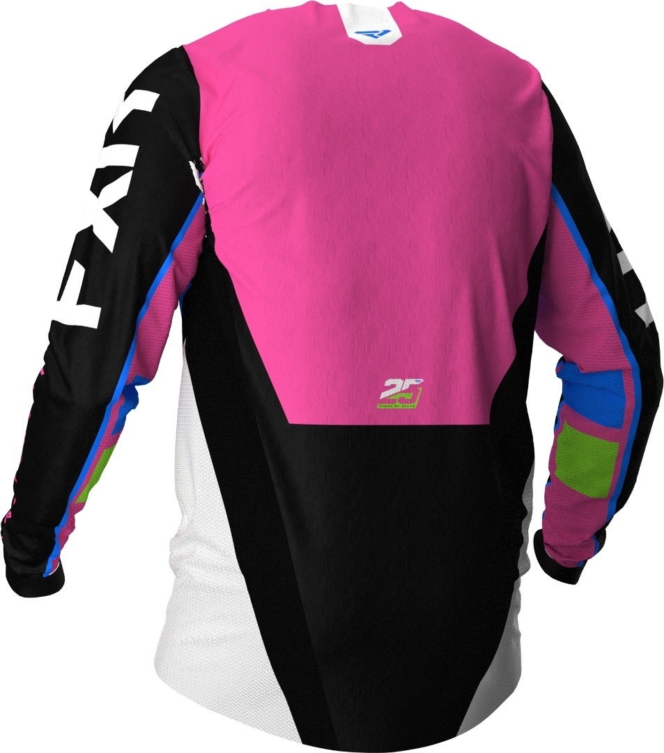 FXR Podium MX Gear Motocross Jersey hvid/pink/sort S Figur 2