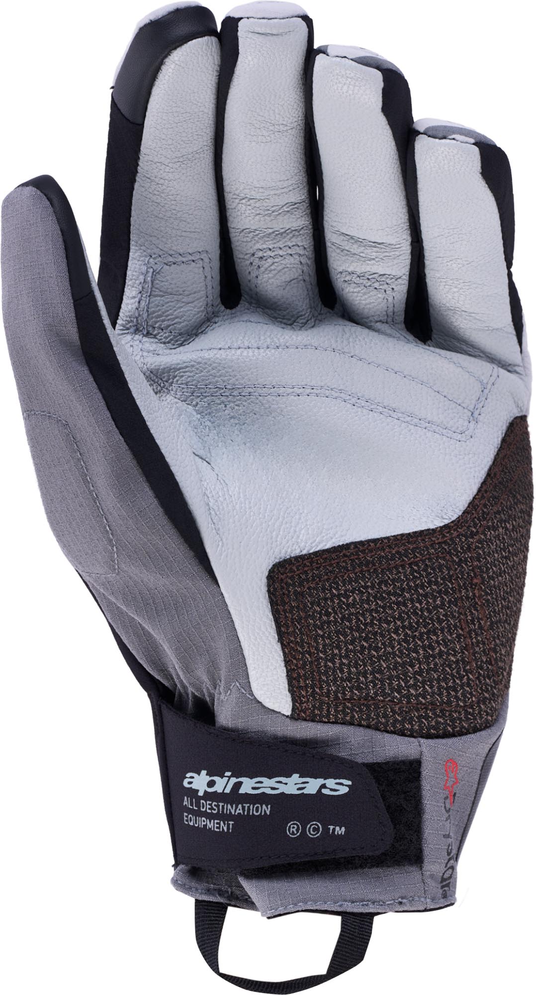 Alpinestars Harok Pro Drystar XF vanntette motorsykkelhansker lys grå/mørkegrå XL Figur 2