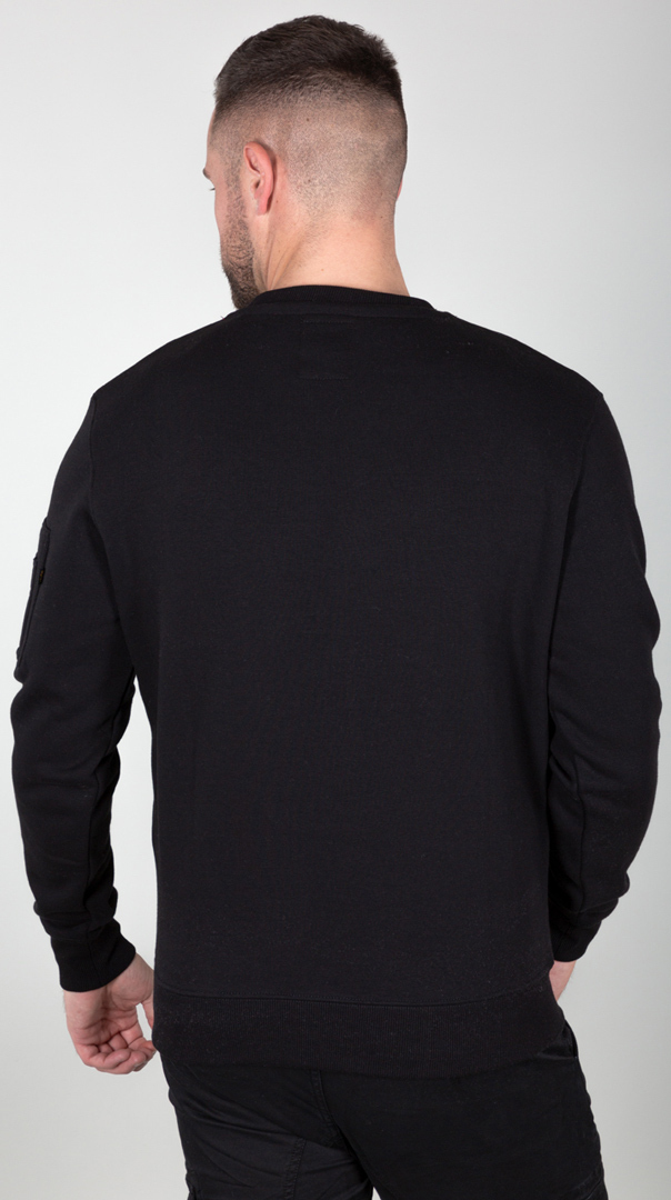 Alpha Industries Label Pullover black M Figure 2