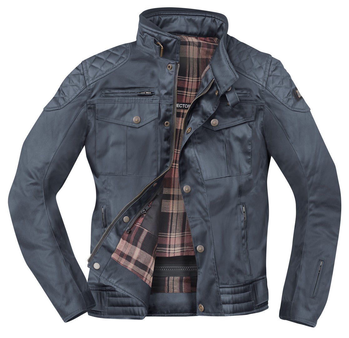 Bogotto Barton waterproof Motorcycle Waxed Jacket navy blue XL Figure 4