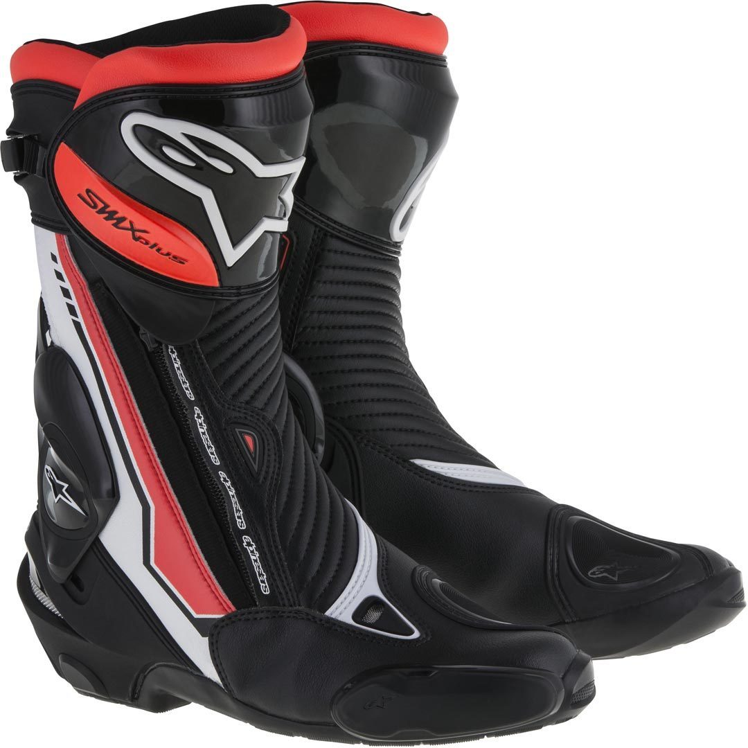 Alpinestars S-MX Plus Motorcycle Boots 2015 black/red 41 Figure 1