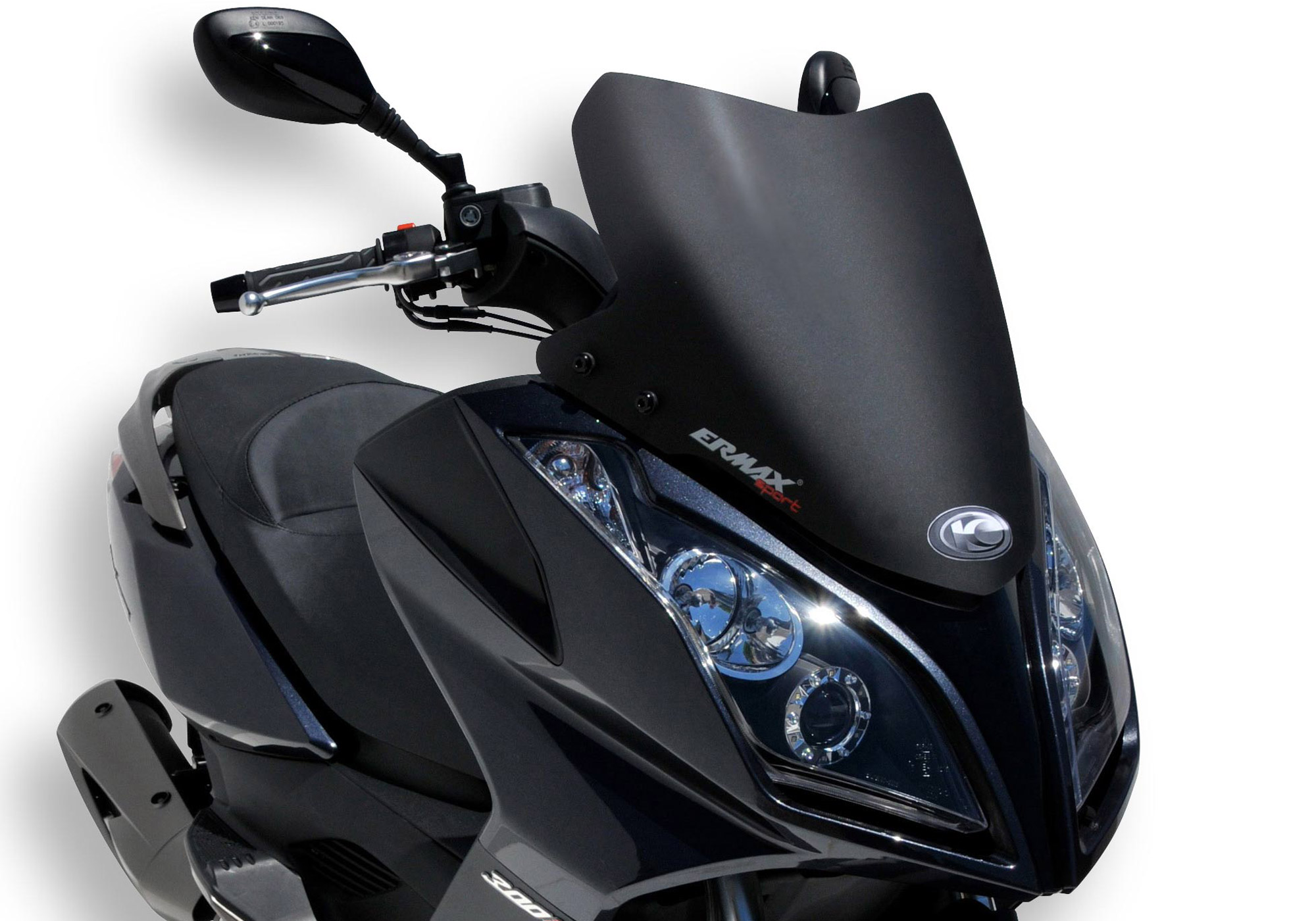 ERMAX scooterskärm Sport Akrylglas (PMMA) Figur 1
