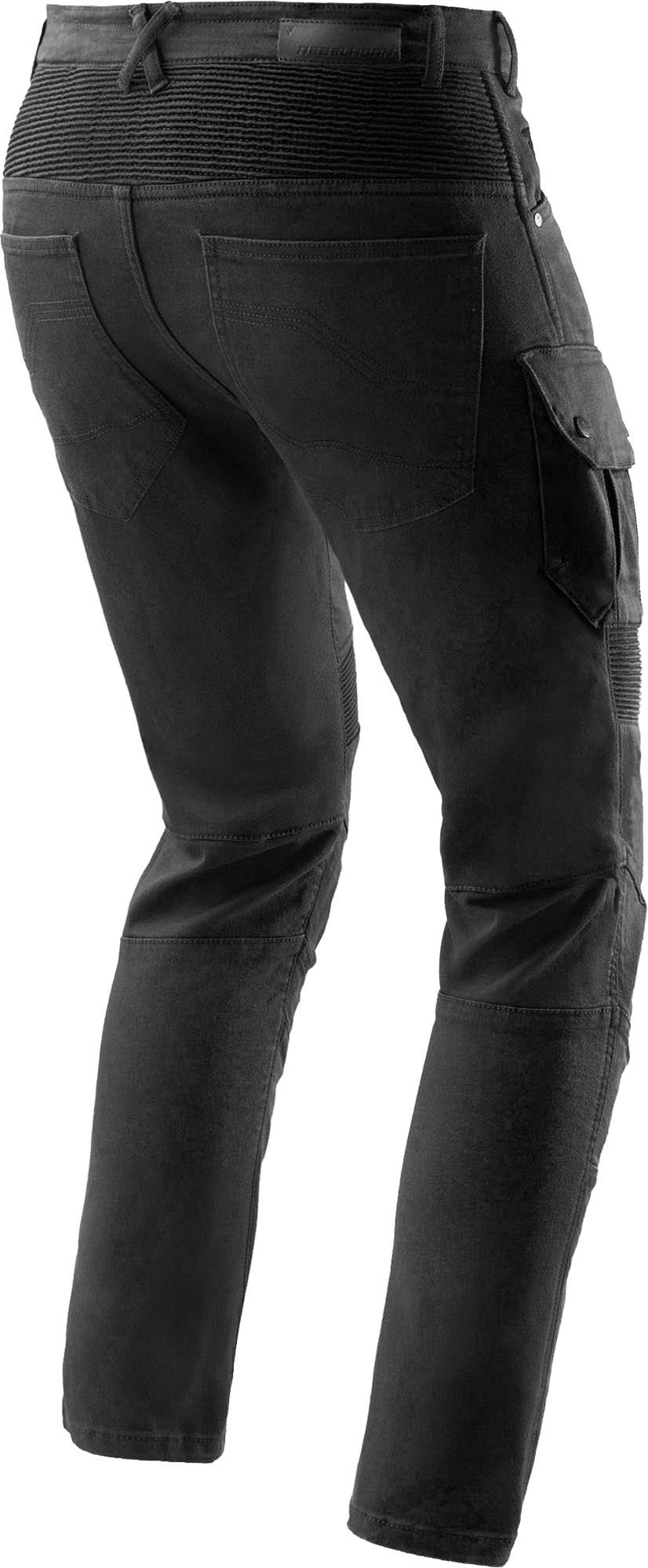 Rebelhorn Faster Motorcykeljeans Sort 36/34 Figur 2