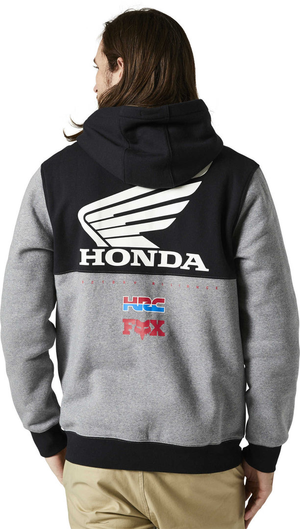 FOX Honda Wing PO Capuche gris M Figure 2