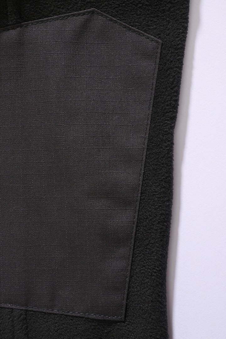 Brandit Fleece Ripstop Pull demi-zip noir XXL Figure 2