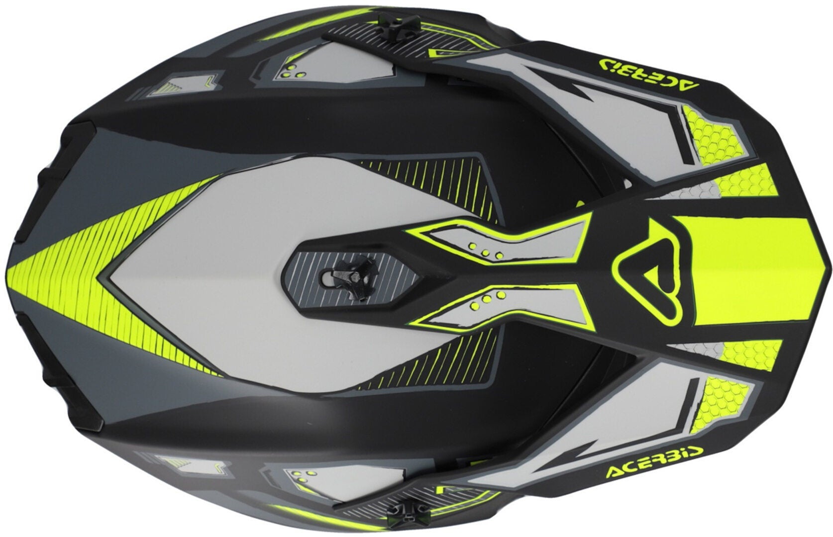 Acerbis Linear Graphic 2024 Casco da motocross nero opaco/giallo S (55/56) Figura 2