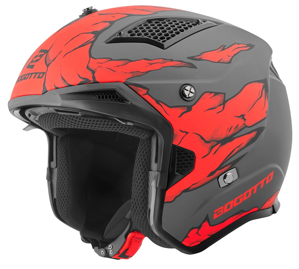 Bogotto Radic Skulash Casco rosso/nero L Figura 22