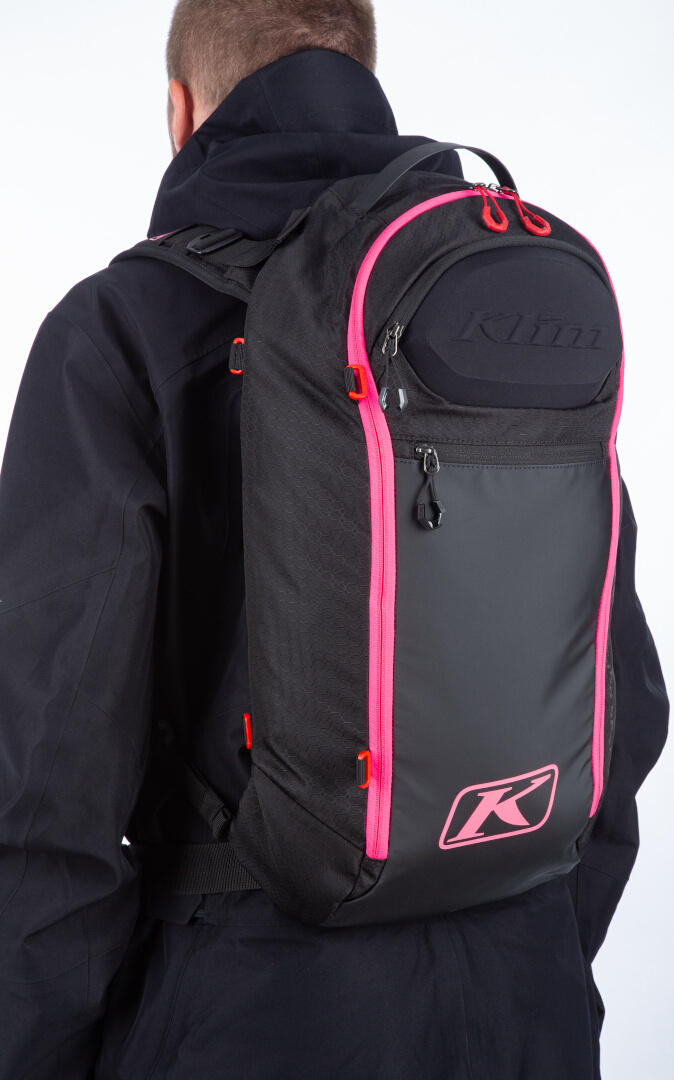 Klim Krew 16 2023 Rucsacul cu snowmobile Negru/roz Figura 6