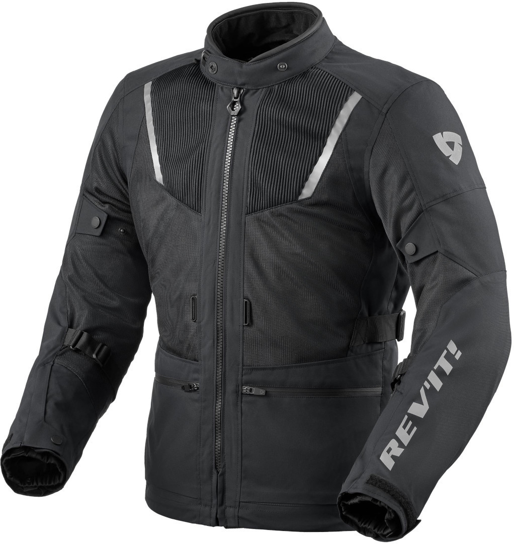 Revit Levante 2 H2O Motorcykel Textil Jacka svart S Figur 1