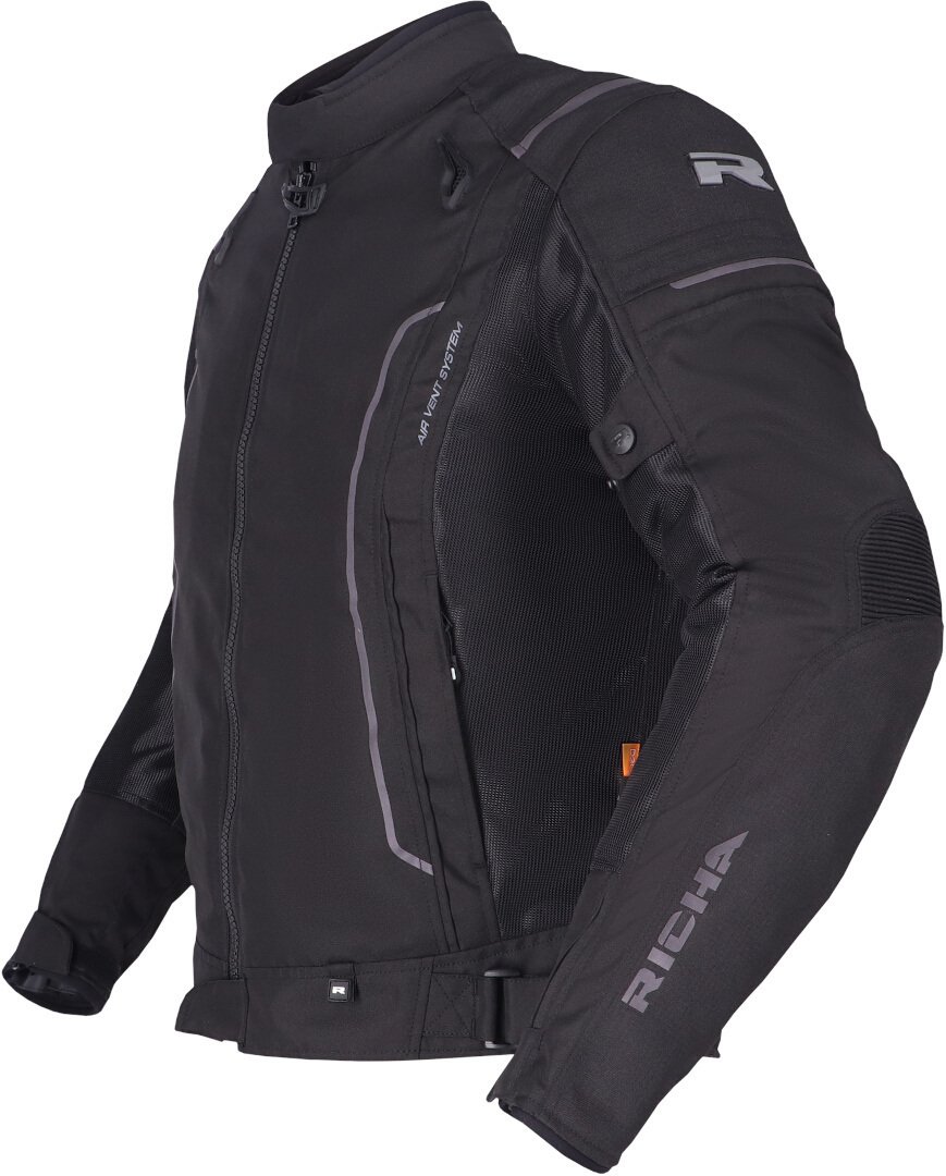 Richa Airstream 3 waterproof Motorcycle Textile Jacket black M Figure 2