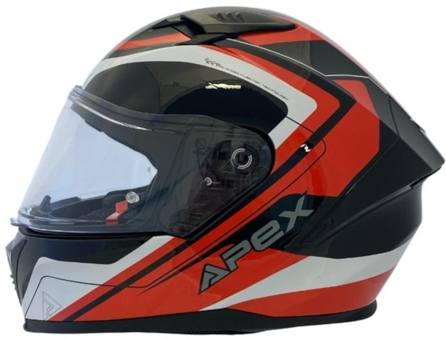 APEX FI100 Valencia Casco nero/bianco/rosso L (59/60) Figura 1