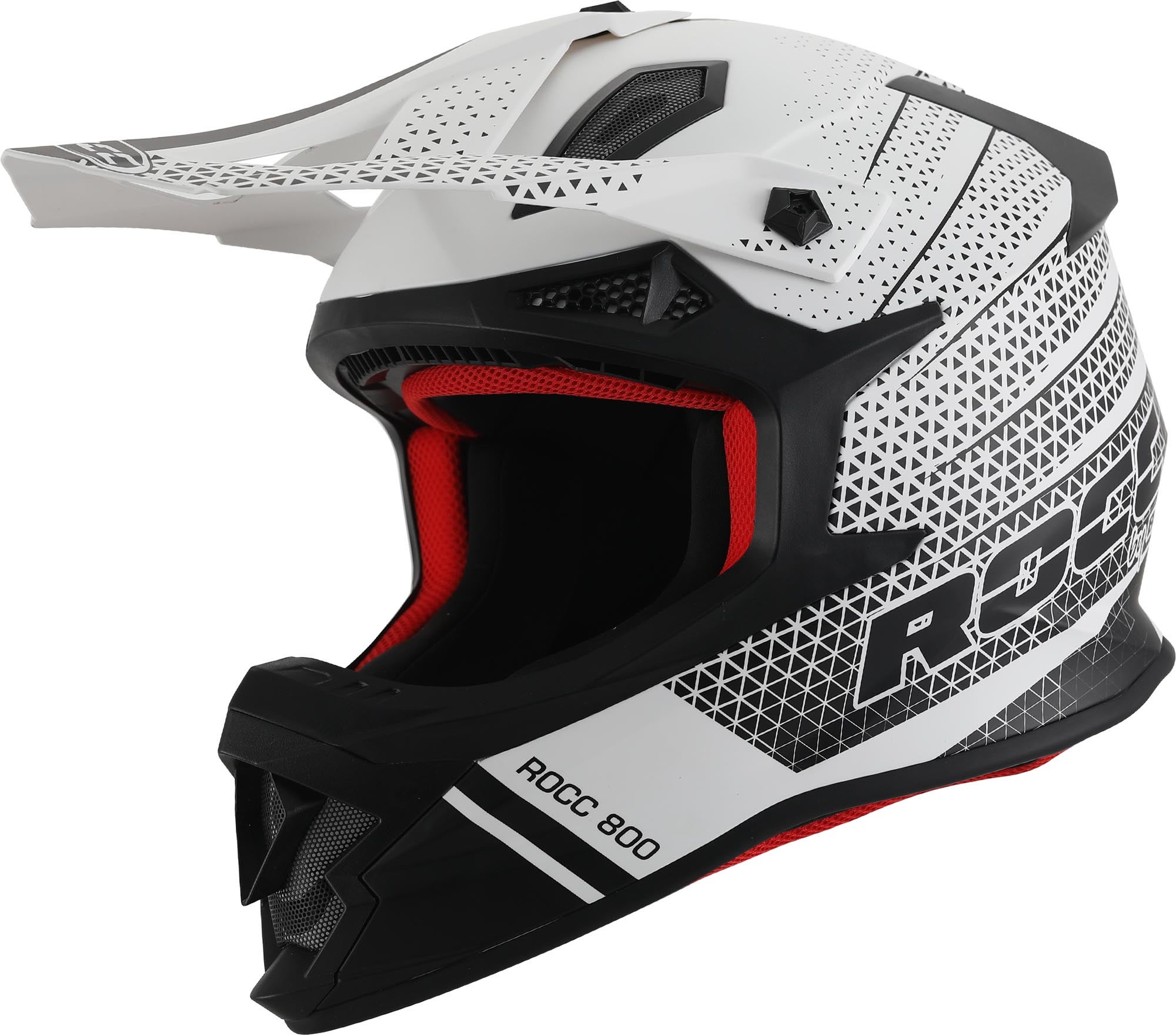 Rocc 800 Kask motocrossowy biały matowy/ XL (61/62) Rysunek 1