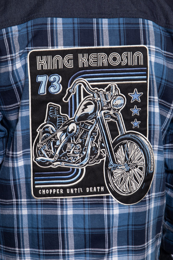 King Kerosin Chopper ´till Death Adventure camicia S Figura 6