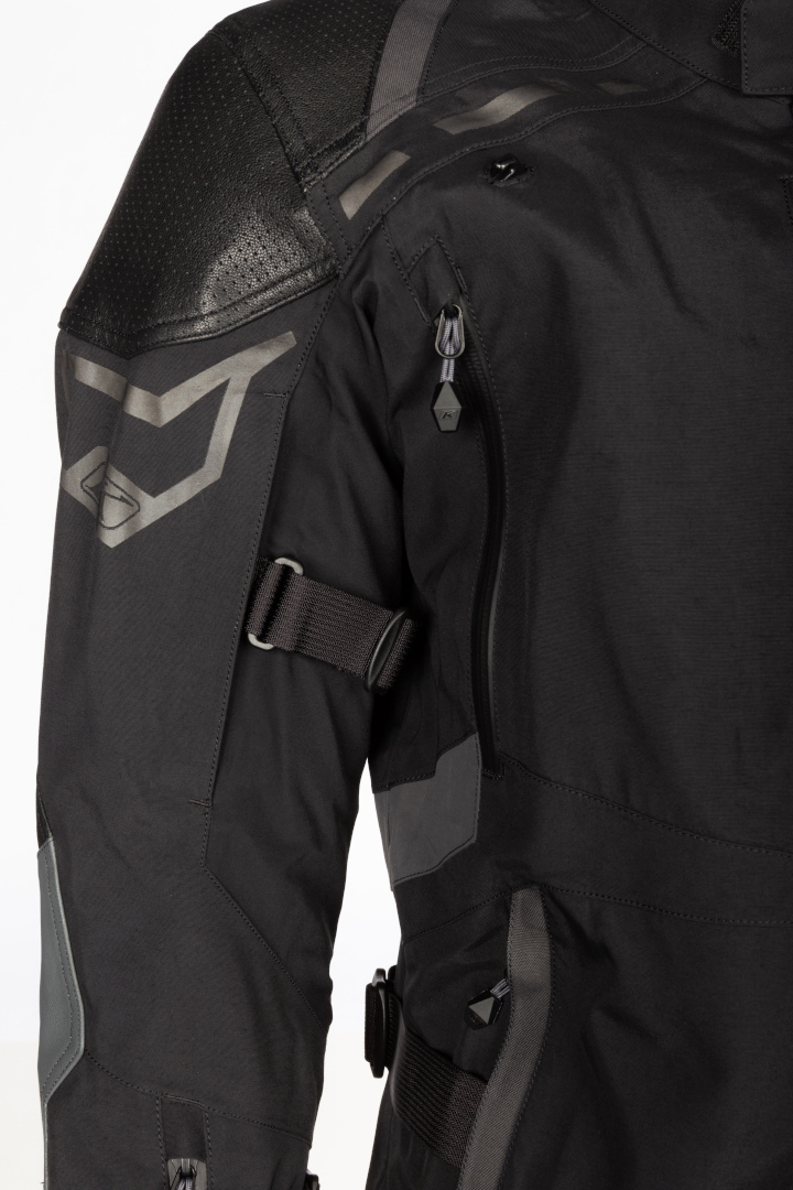 Klim Kodiak Motorcycle Textile Jacket black/grey 62 Figure 7