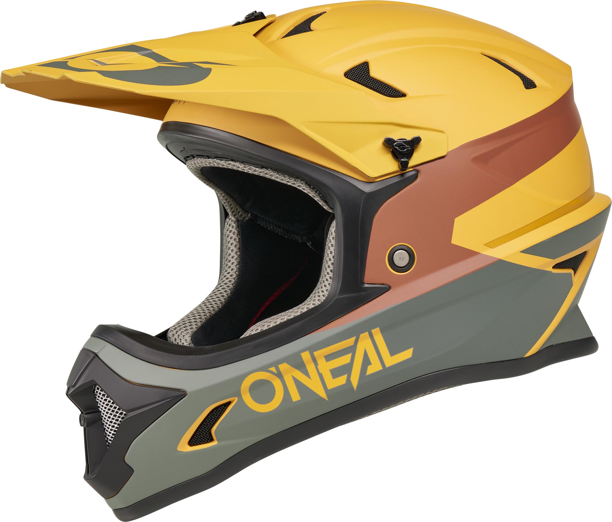 Oneal Sonus Gravix Downhill Helm gelb/oliv XS (53/54) Abbildung 2