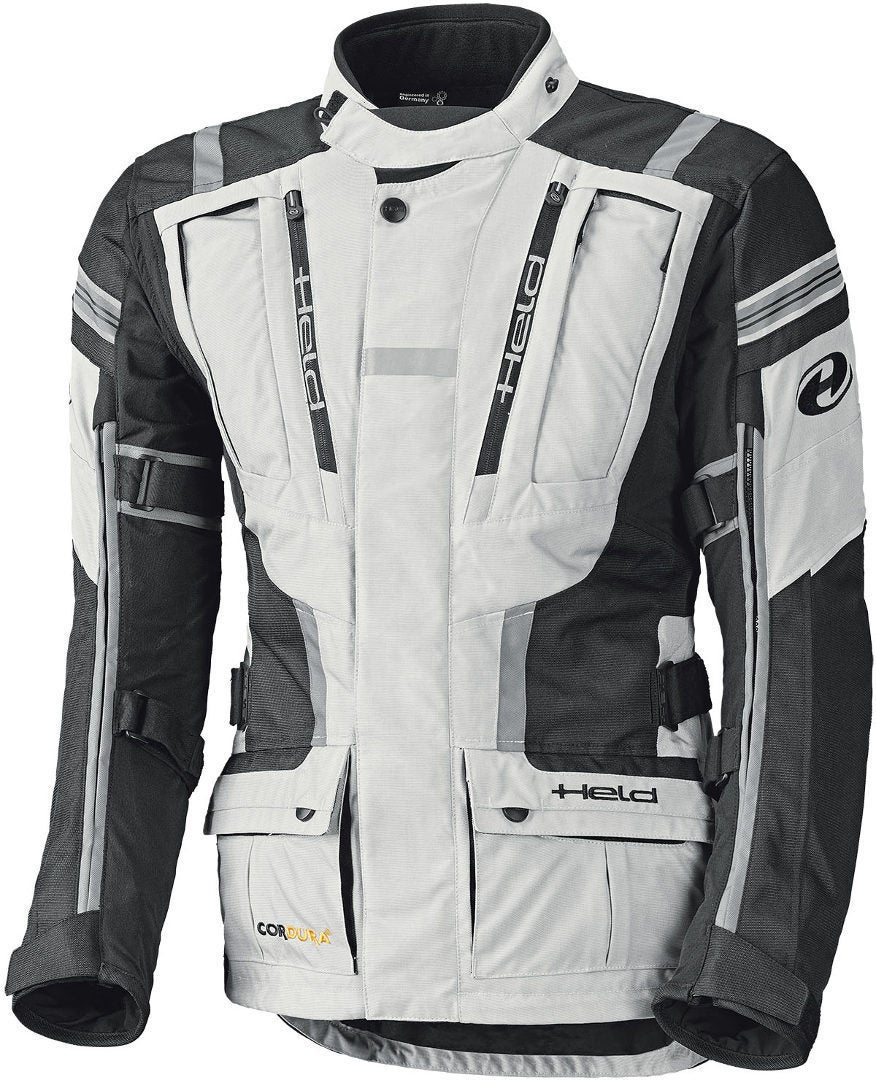 Held Hakuna II waterproof Motocycle Textile Jacket grey/black 6XL Figure 1