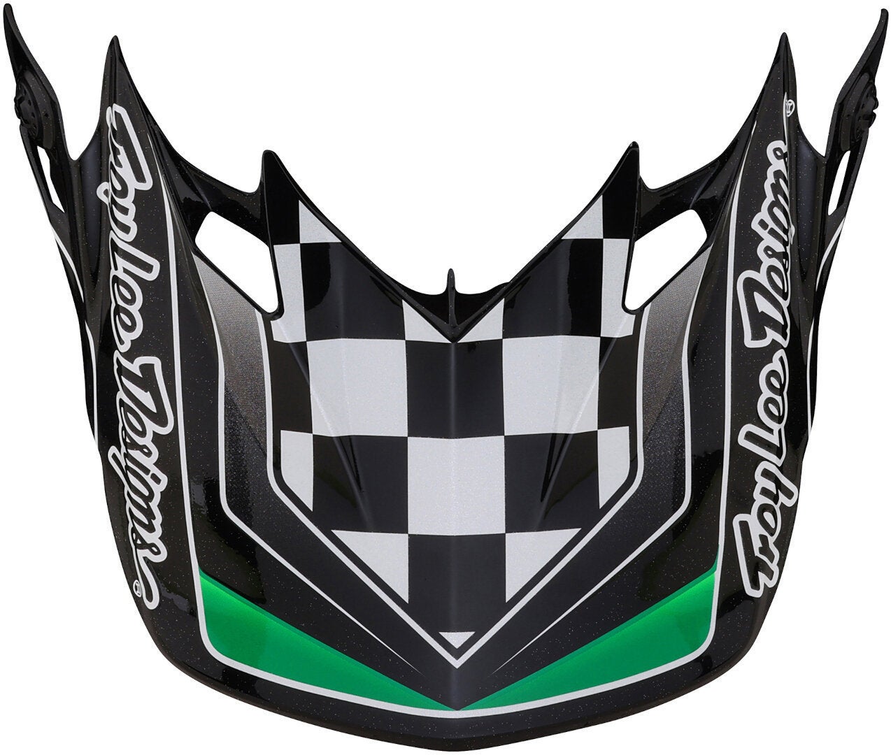 Troy Lee Designs SE4 Polyacrylite Carb MIPS Motocross hjelm sort/grøn/sølv L (58/59) Figur 9