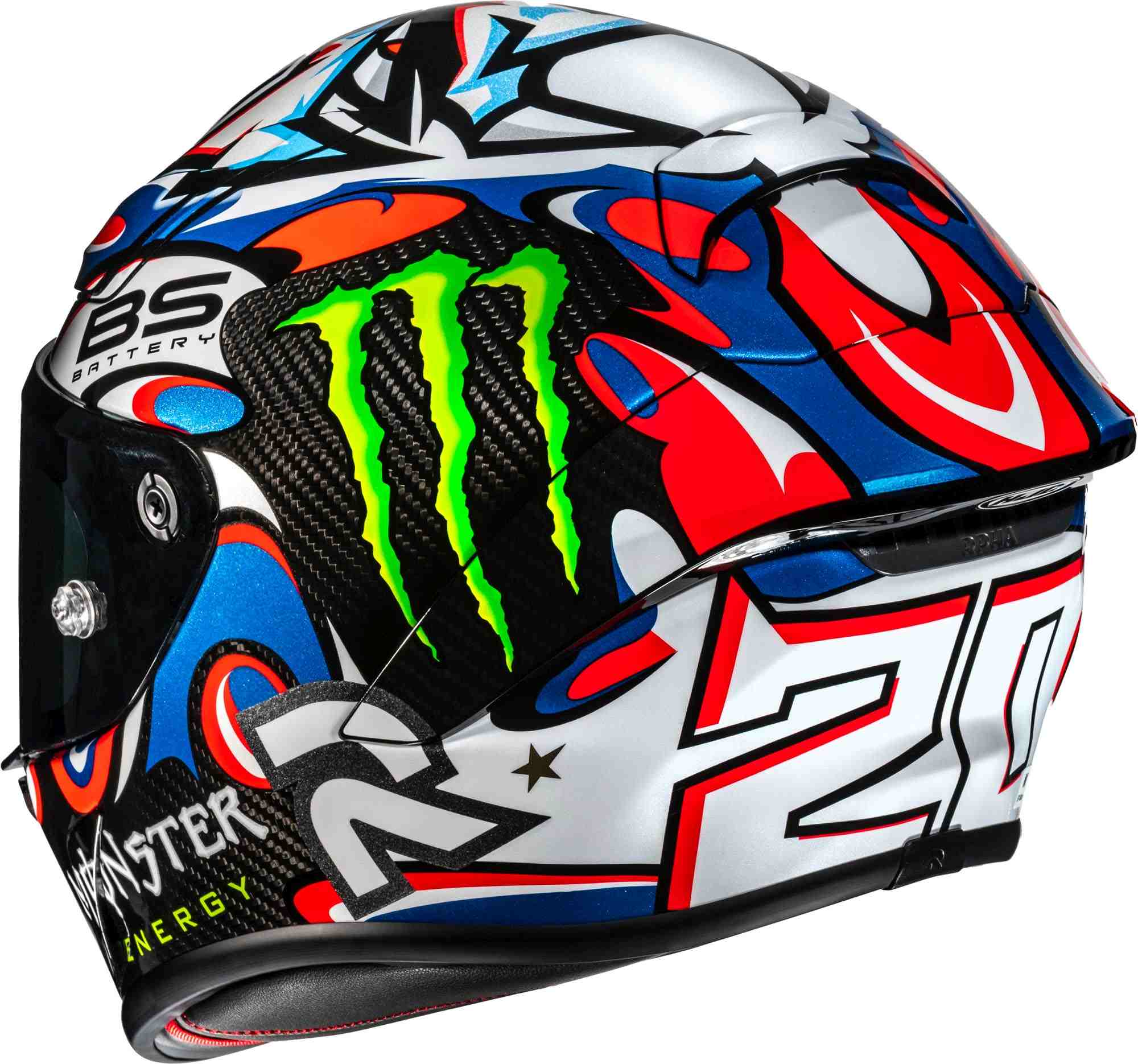 HJC RPHA 1 V2 Carbon Quartararo Le Mans 3 Casco S (55/56) Figura 3